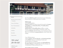 Tablet Screenshot of moebel-lossek.de